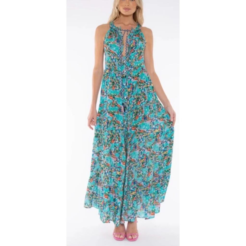 NWT TAJ by Sabrina Crippa Thira Dress in MAIORI VIEW Sz. M